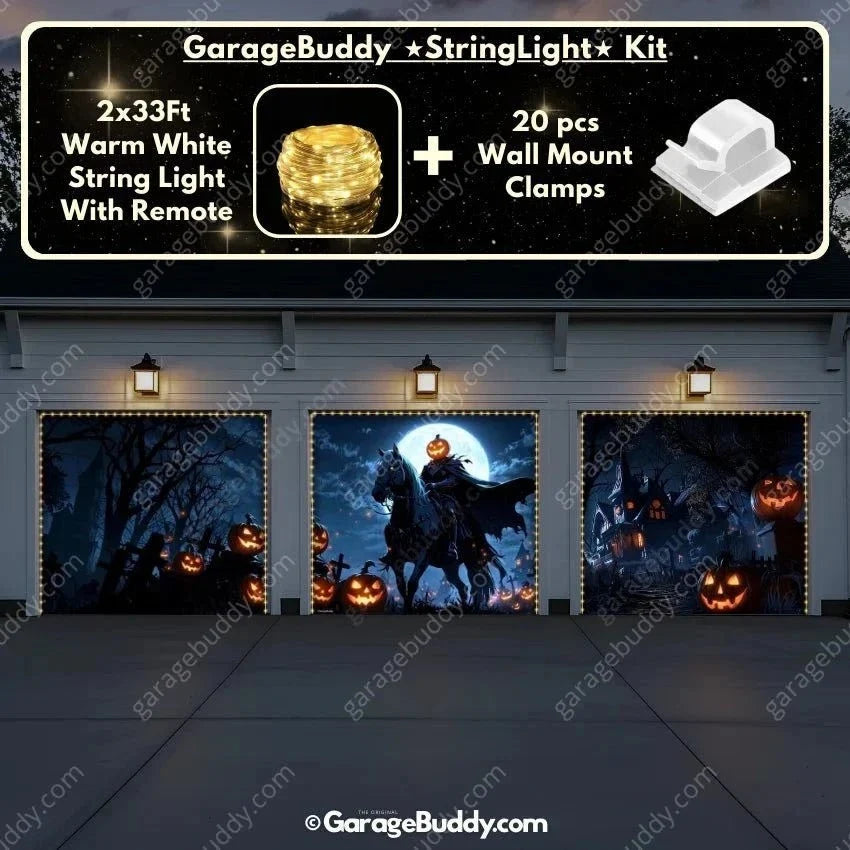 Headless Horseman (Glow) | Halloween Garage Door Cover