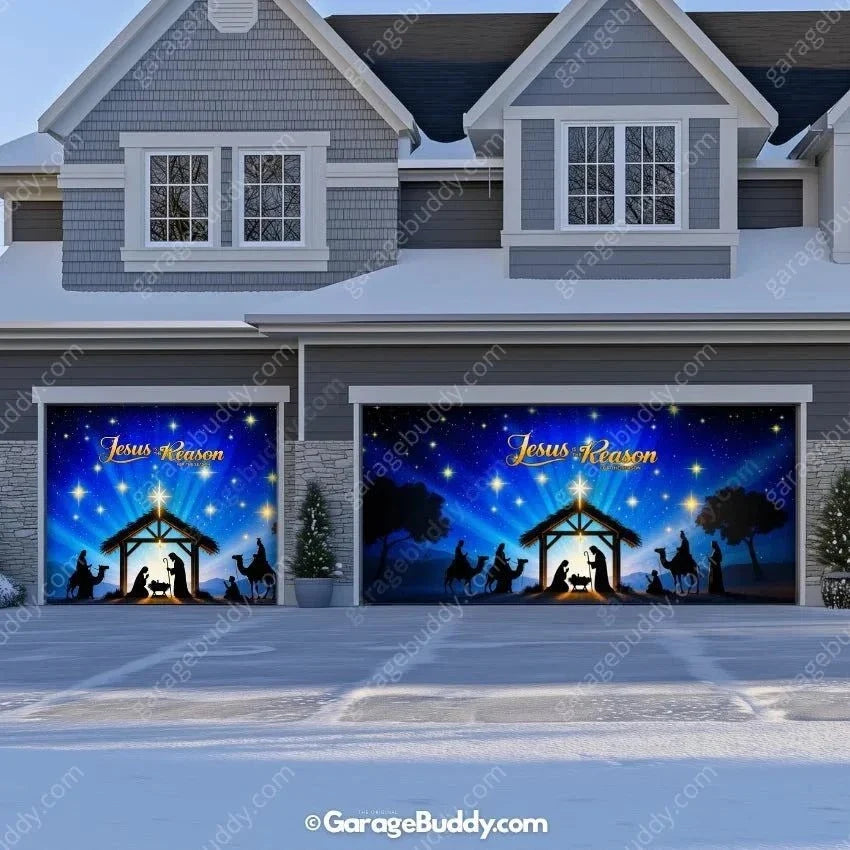 Jesus is the Reason | Christmas Garage Door Cover