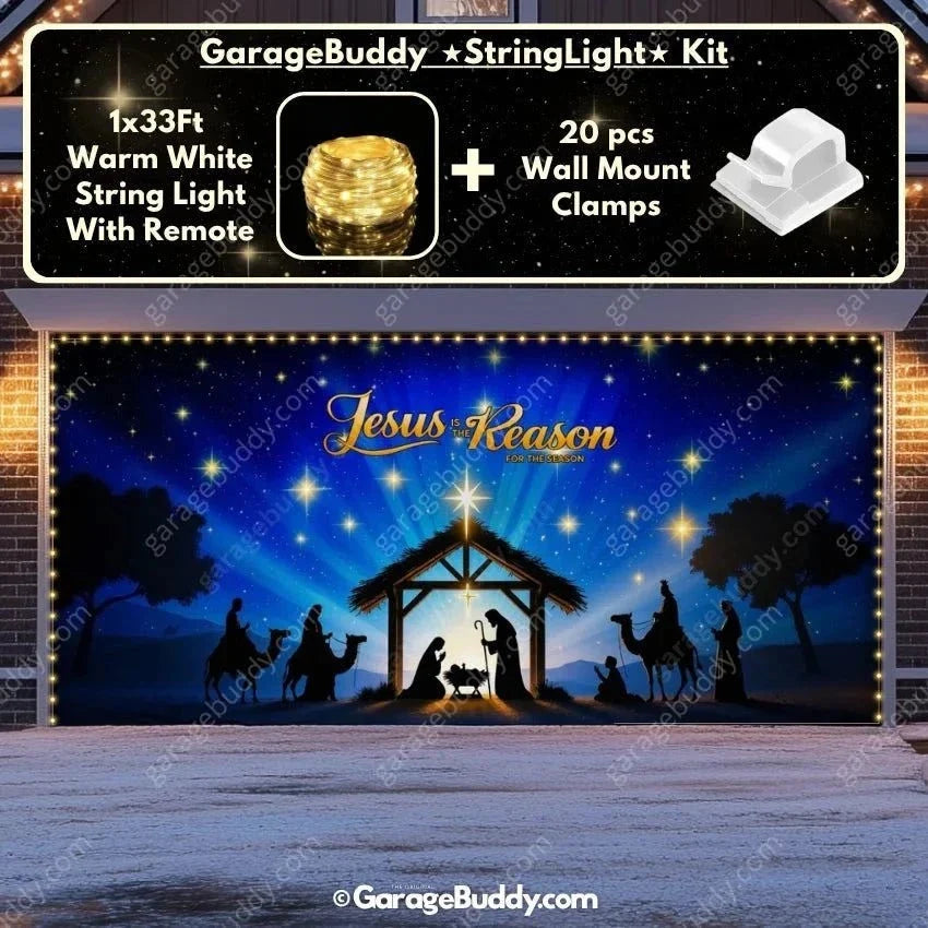 Jesus is the Reason (Glow) | Christmas Garage Door Cover