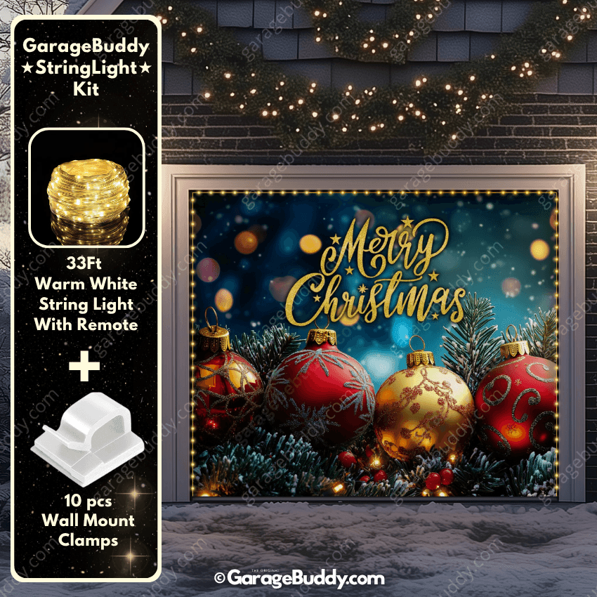 Merry Christmas | Christmas Garage Door Cover
