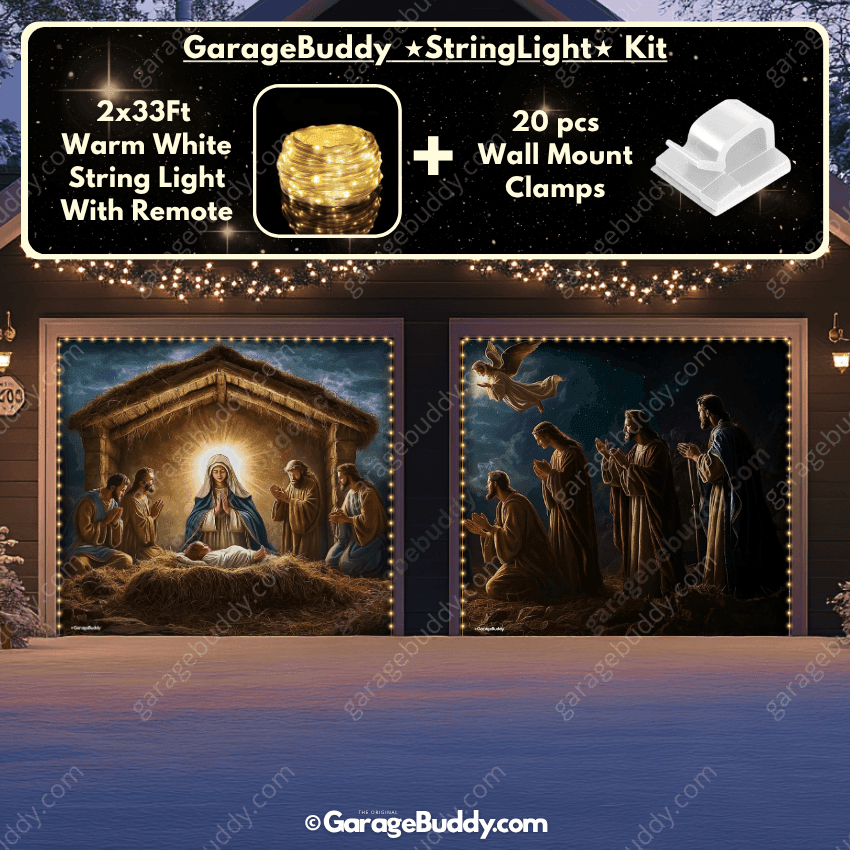 Nativity Scene | Christmas Garage Door Cover