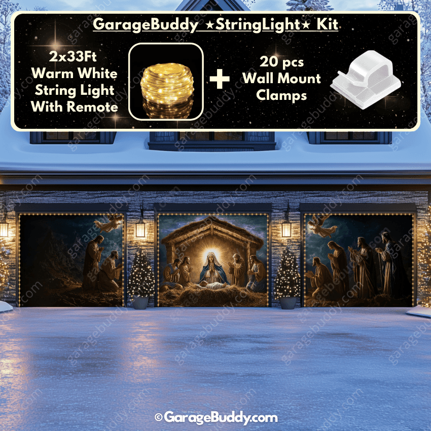 Nativity Scene | Christmas Garage Door Cover