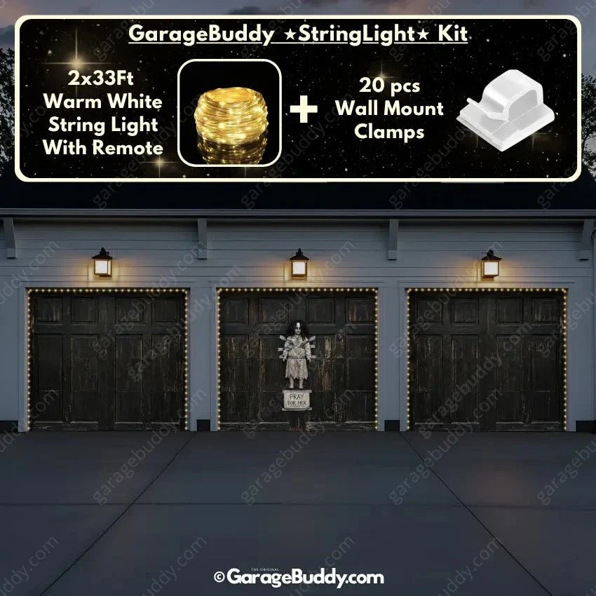 The Cursed Doll | Halloween Garage Door Cover