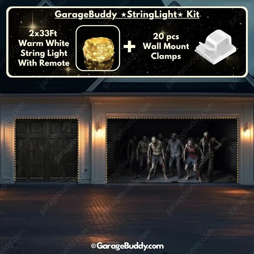 Zombie Invasion | Halloween Garage Door Cover