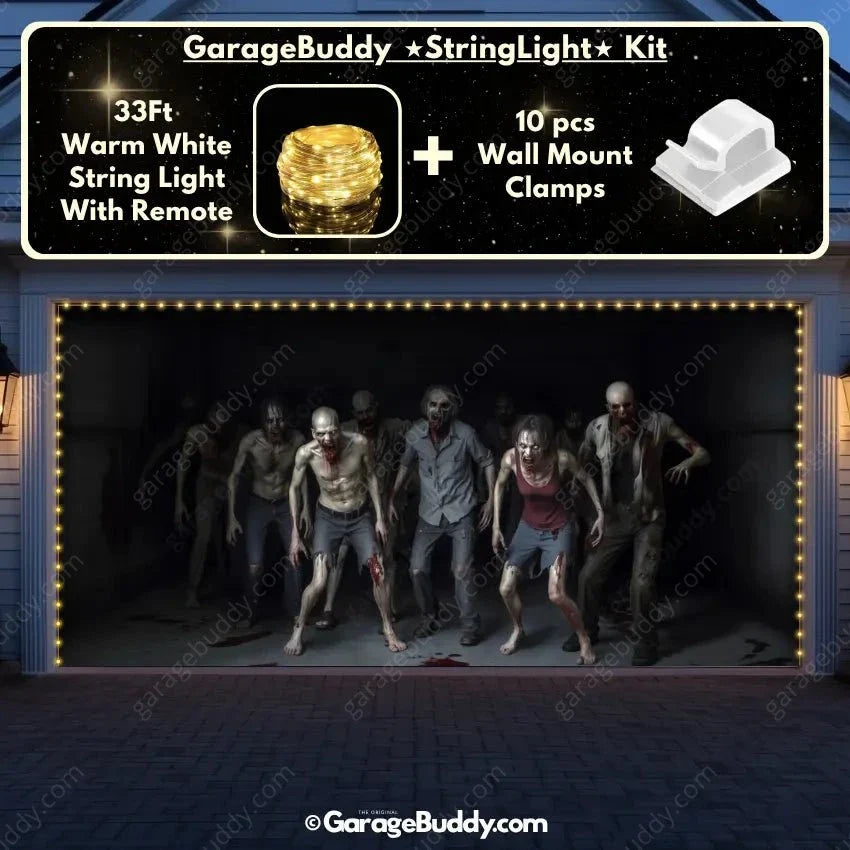 Zombie Invasion | Halloween Garage Door Cover