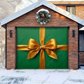 Gift Wrap (Green) | Christmas Garage Door Cover
