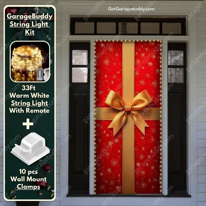 Gift Wrap | Christmas Front Door Cover