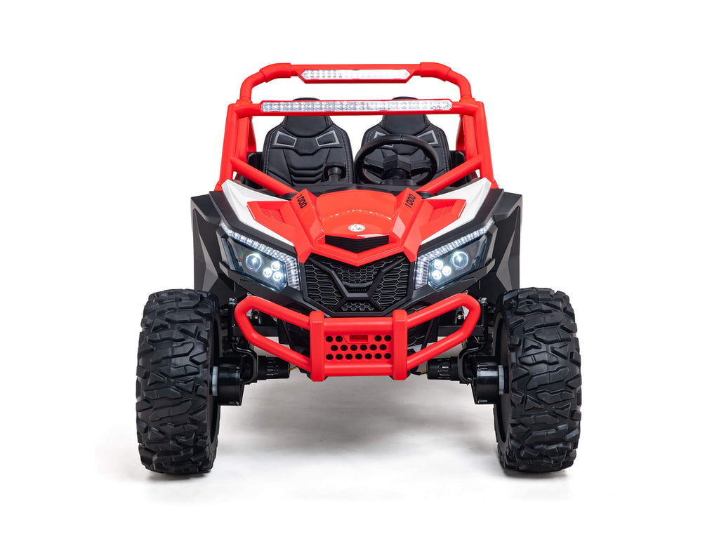 24V Ridington MAX-R All Terrain Ride-On Buggy with Remote - Red/White