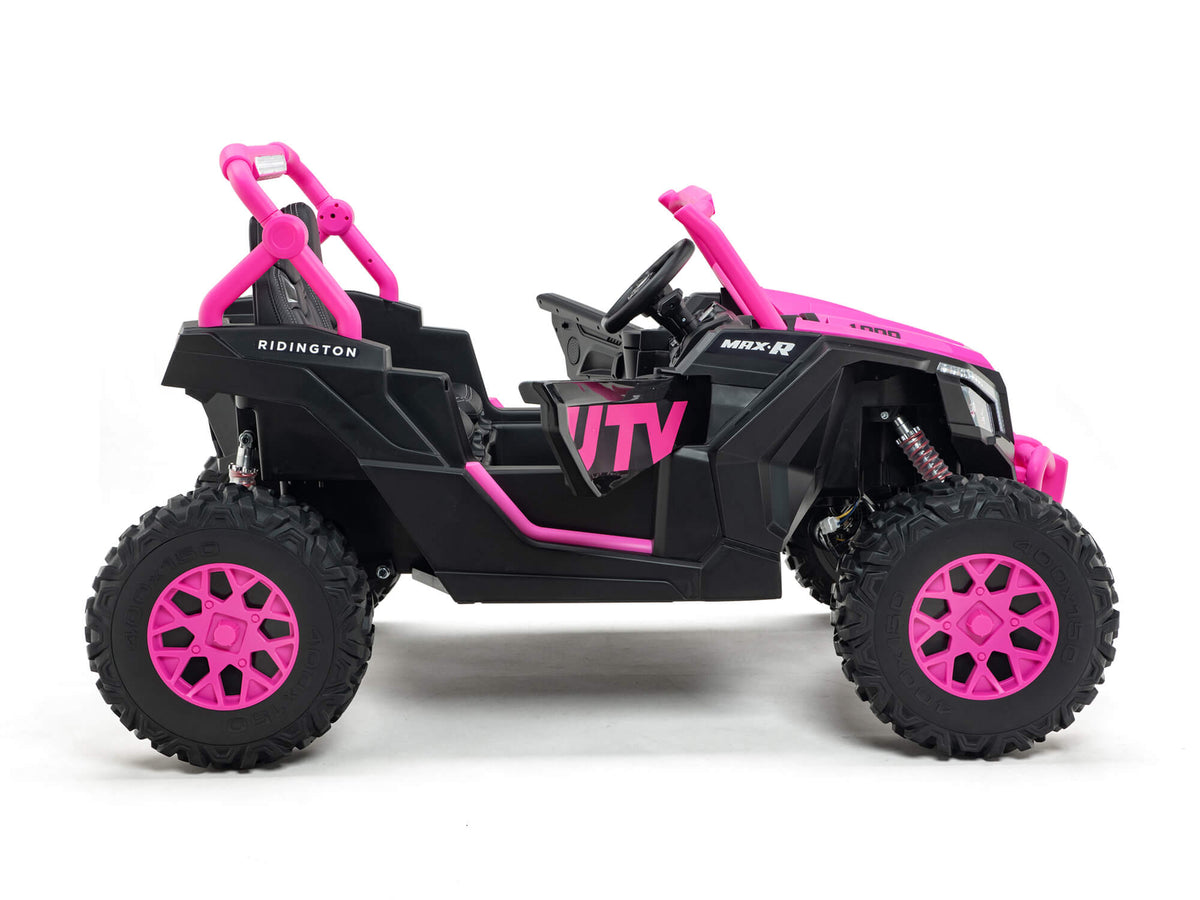 24V Ridington MAX-R All Terrain Ride-On Buggy with Remote - Pink
