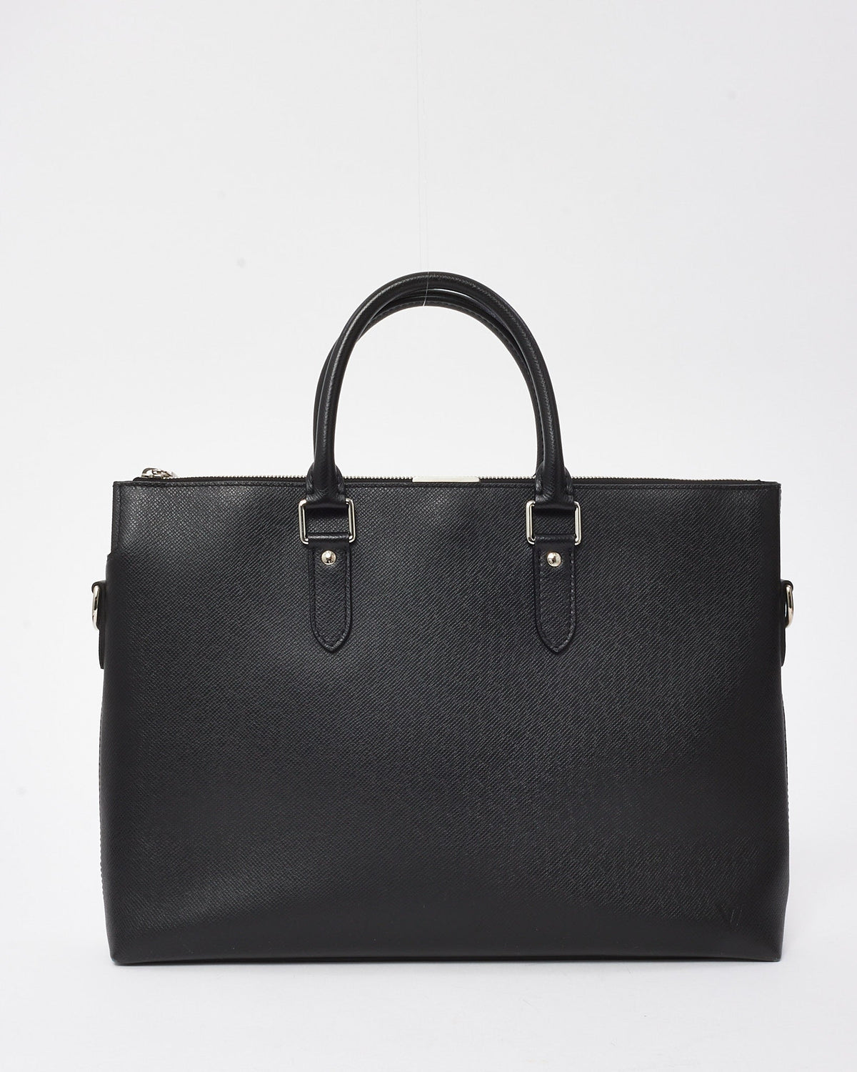 Louis Vuitton Black Taiga Leather Anton Soft 2Way Briefcase