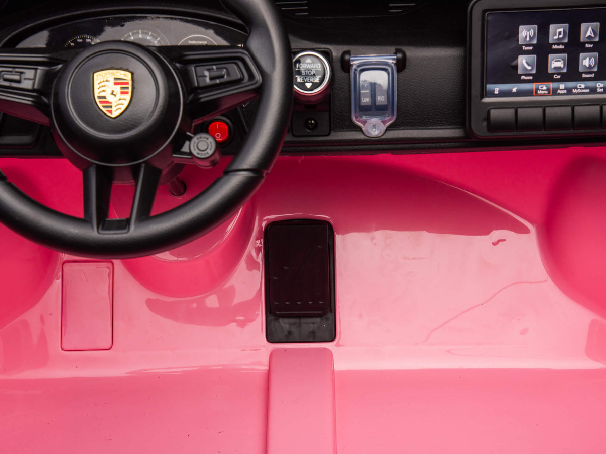 24V Porsche 911 GT3 Kids 2-Seater Ride On Car - Pink