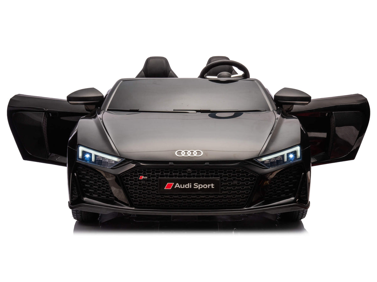 24V Audi R8 Spyder 2 Seater Ride on Car for Kids - Black