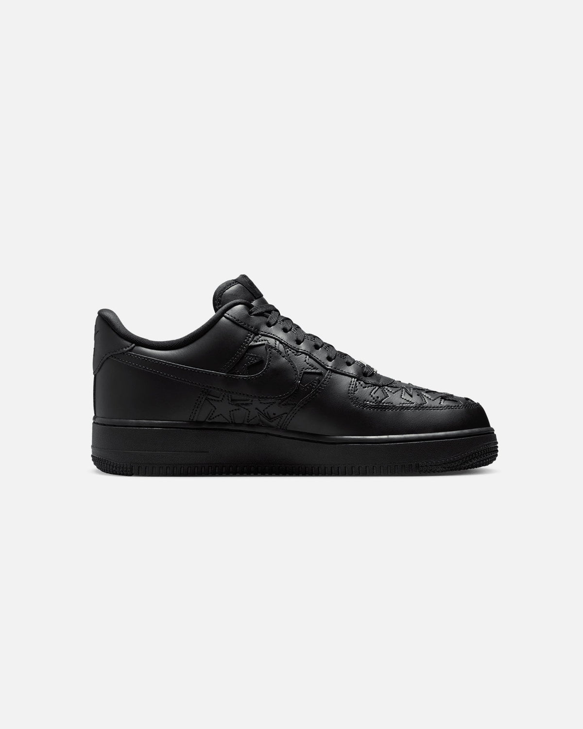Nike Air Force 1 '07 Edge Black/Black-Metallic Silver