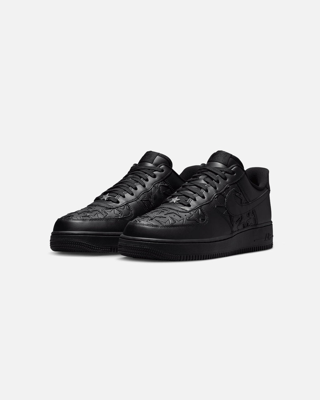 Nike Air Force 1 '07 Edge Black/Black-Metallic Silver