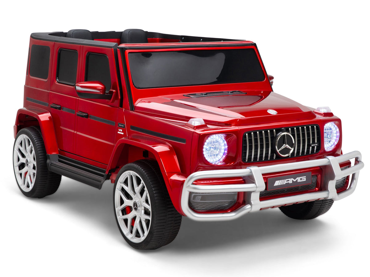 24V 2-Seater Mercedes-Benz G63 Kids Ride On Car / SUV with Remote Control - Red