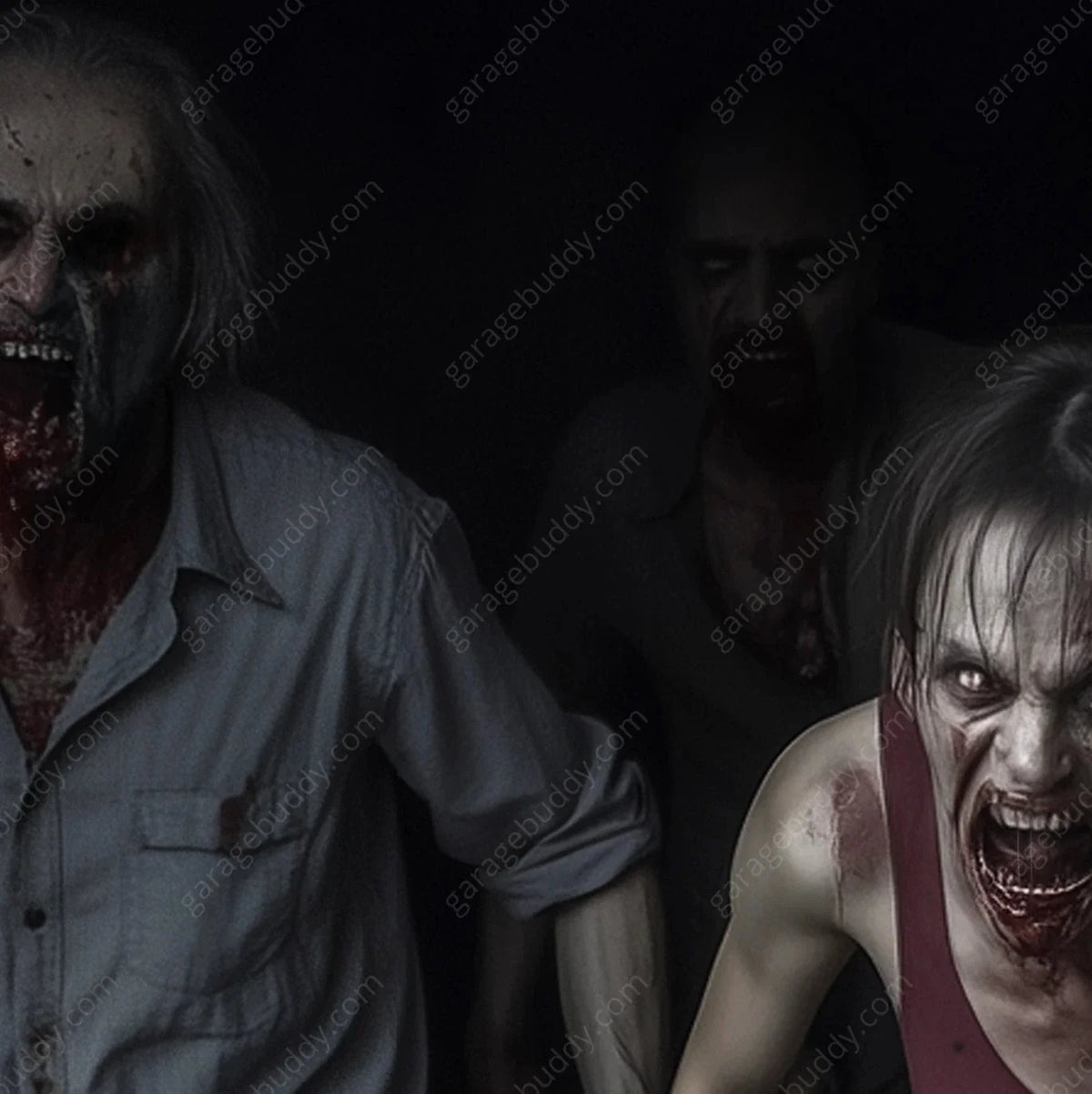 Zombie Invasion | Halloween Garage Door Cover